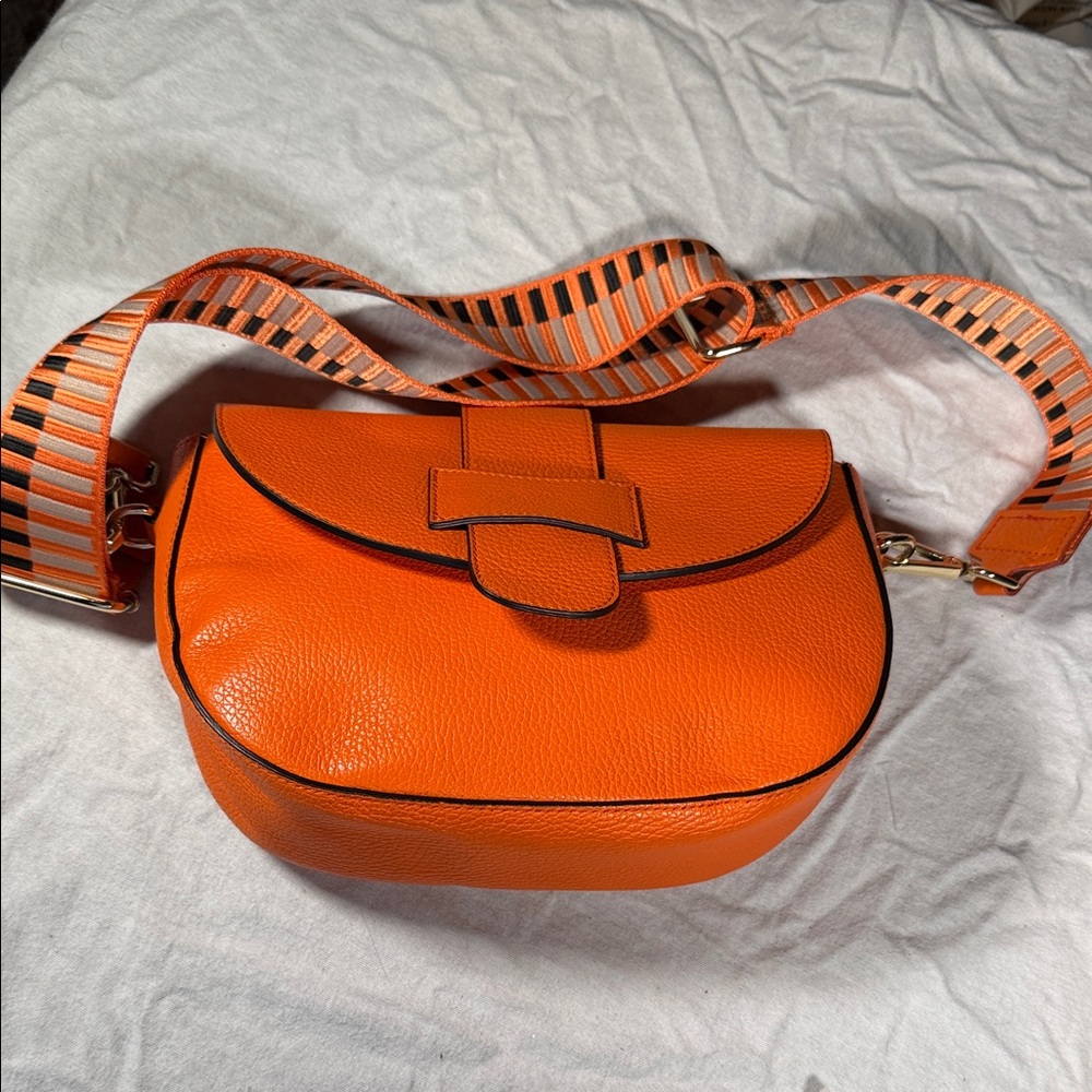 Orange Crossbody Bag